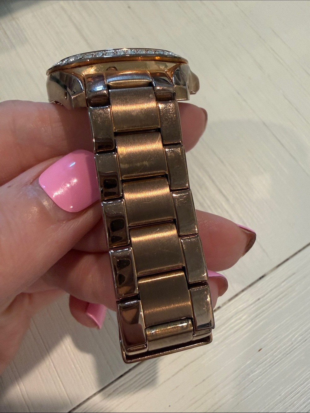Fossil Riley Multifunction Rose Gold-Tone Watch - Picture 4 of 10